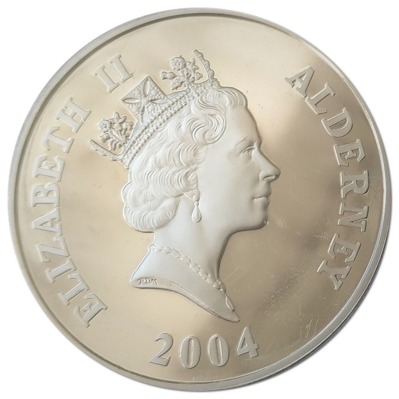 Alderney 5 Pounds - Elizabeth II Crimean War; Silver Proof Issue obverse