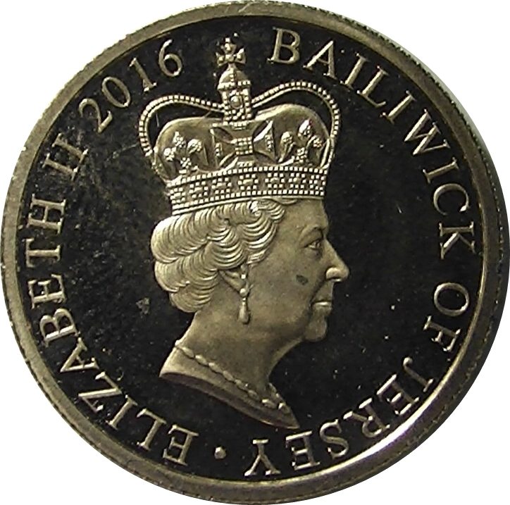 Jersey 1 Penny - Elizabeth II Queen's 90th Birthday obverse