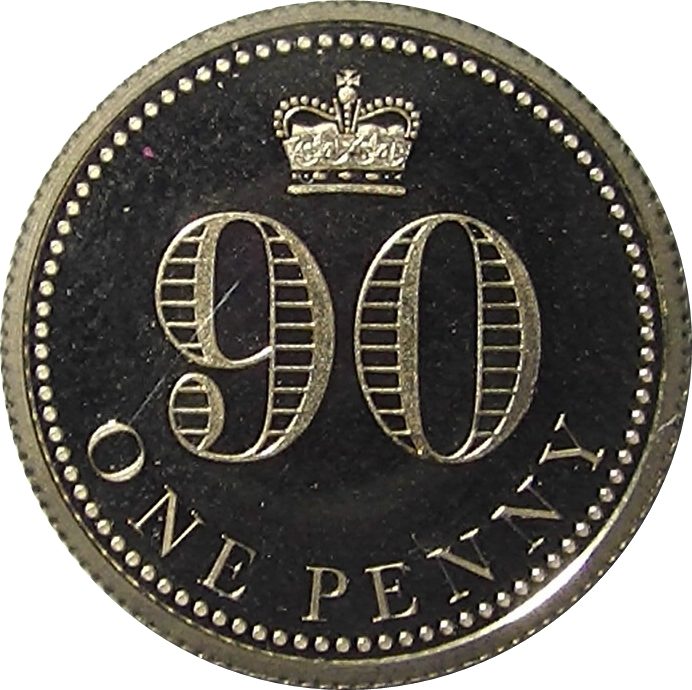 Jersey 1 Penny - Elizabeth II Queen's 90th Birthday