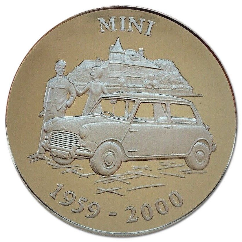 Alderney 5 Pounds - Elizabeth II BMC Mini reverse