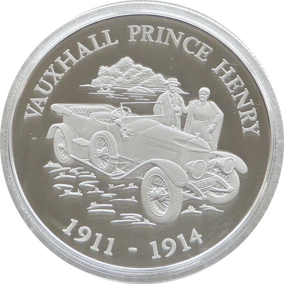 Alderney 5 Pounds - Elizabeth II Vauxhall - Prince Henry reverse