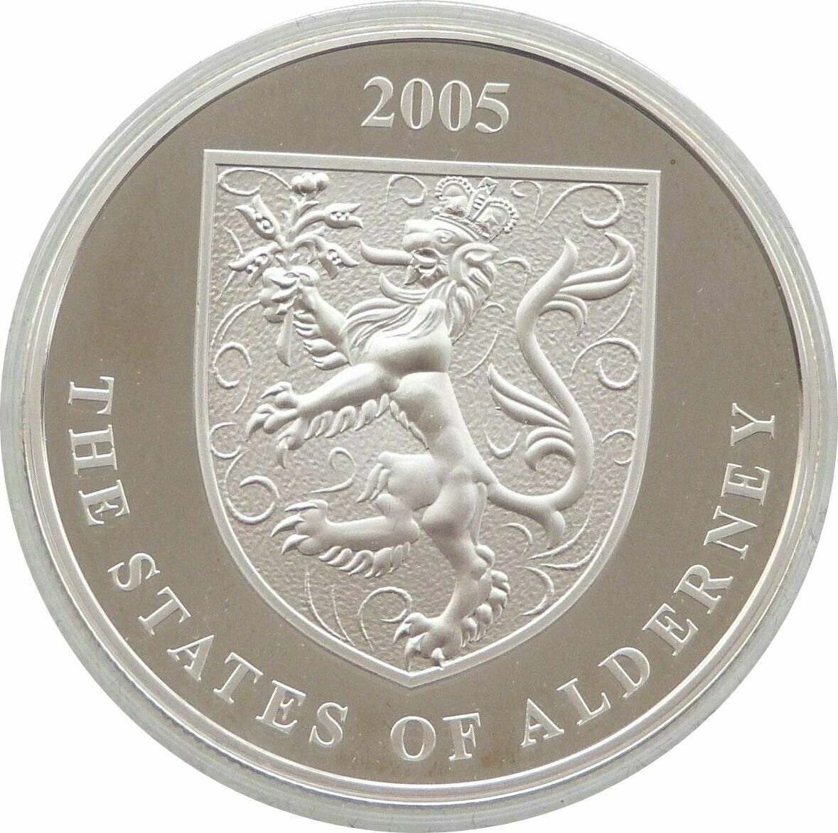 Alderney 5 Pounds - Elizabeth II Wayne Rooney obverse