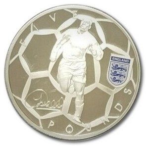 Alderney 5 Pounds - Elizabeth II Jeremiah Sol Campbell reverse