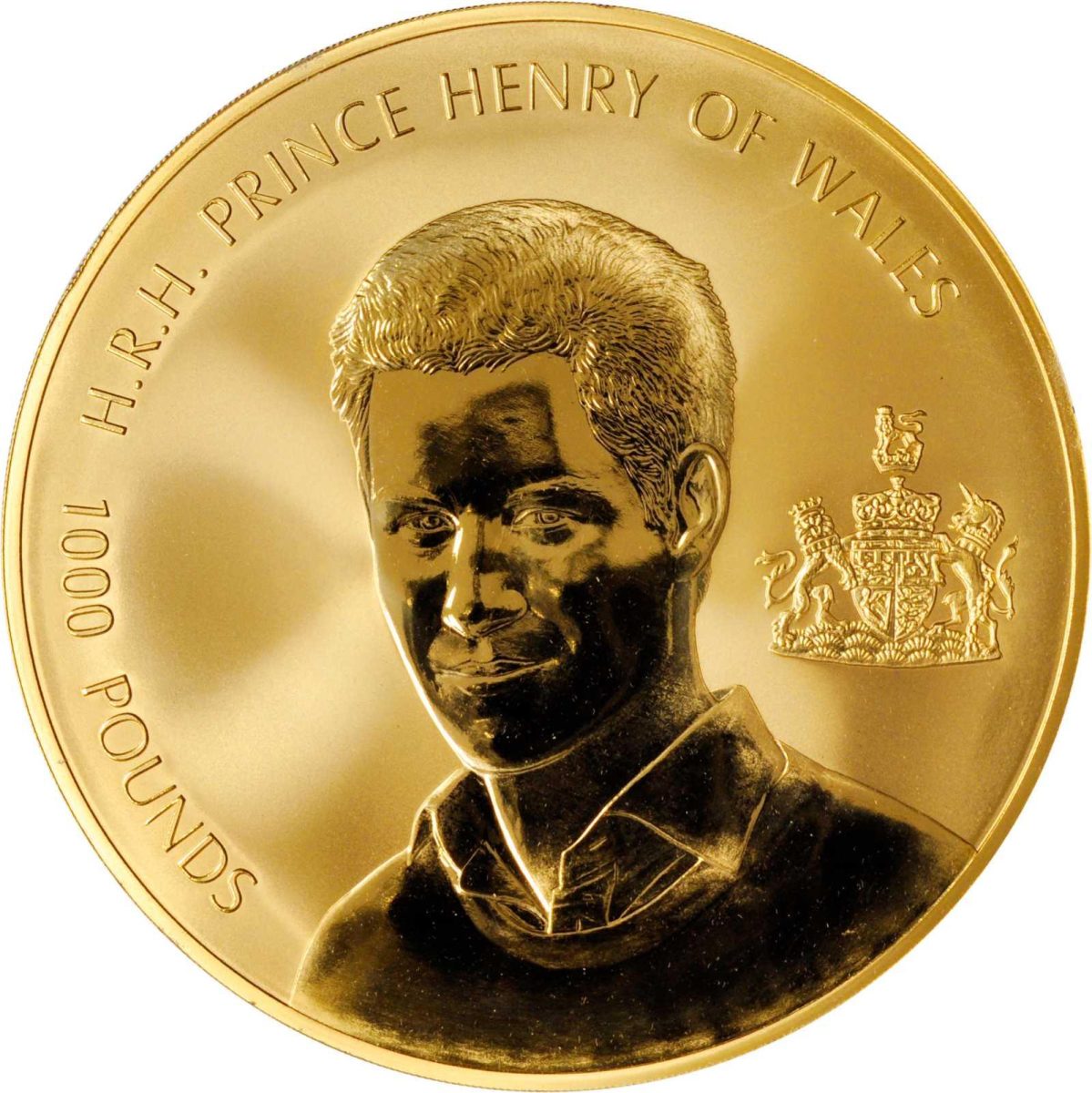 Alderney 1000 Pounds - Elizabeth II Prince Henry, 21st Birthday