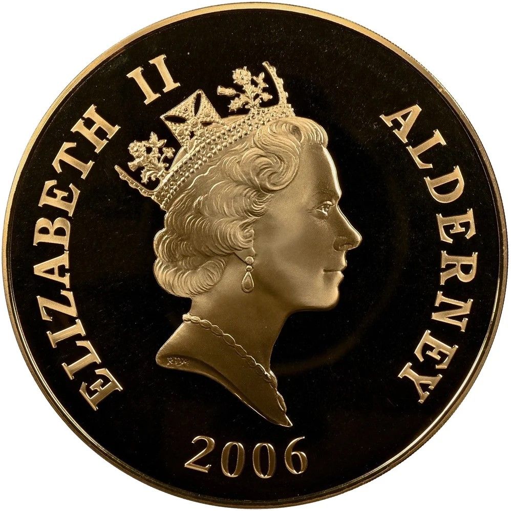 Alderney 1000 Pounds - Elizabeth II Queen Elizabeth II obverse
