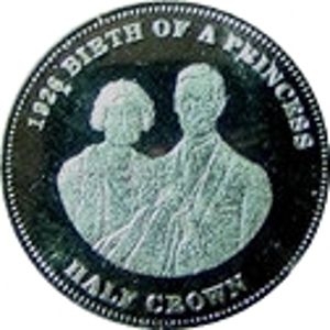 Tristan da Cunha ½ Crown - Elizabeth II Commemoration of Birth