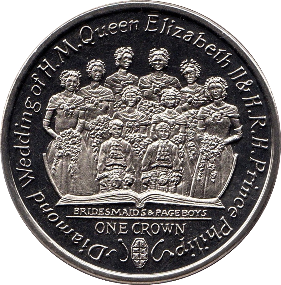 Falkland Islands 1 Crown - Elizabeth II Bridesmaids and Pageboys