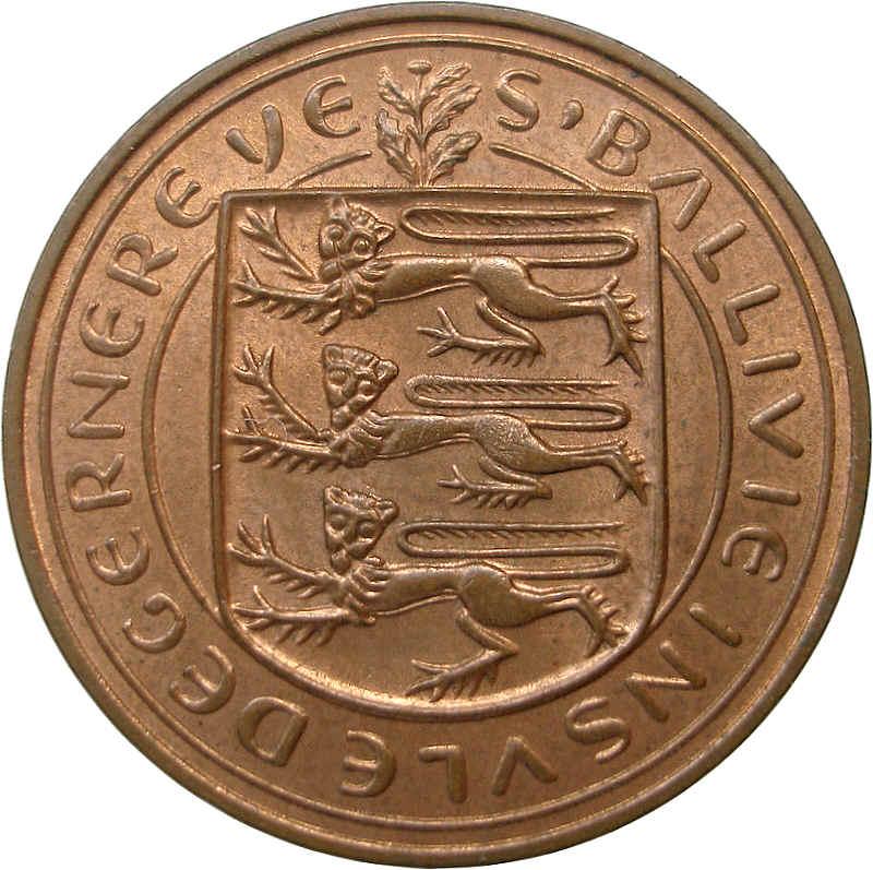 Guernsey 4 Doubles - Elizabeth II obverse