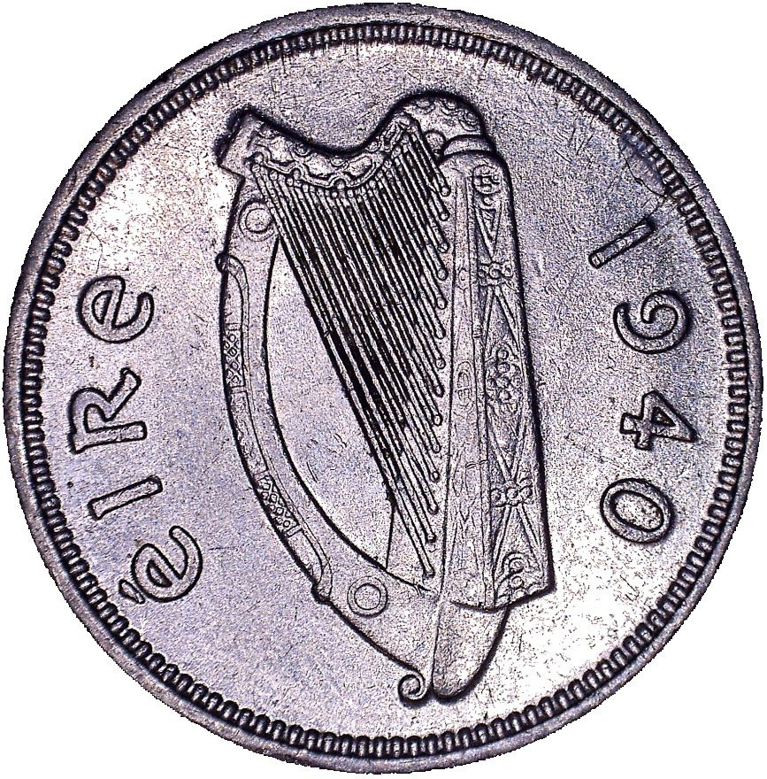 Ireland ½ Reul / 3 Phingin obverse