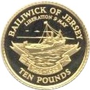 Jersey 10 Pounds - Elizabeth II Liberation
