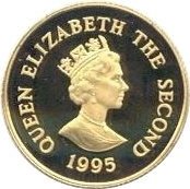 Jersey 25 Pounds - Elizabeth II Liberation obverse