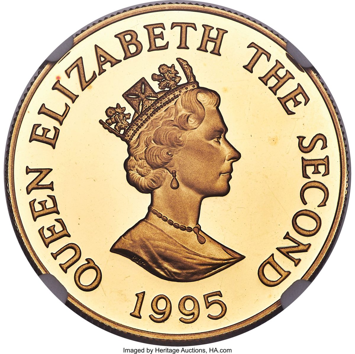 Jersey 100 Pounds - Elizabeth II Liberation obverse