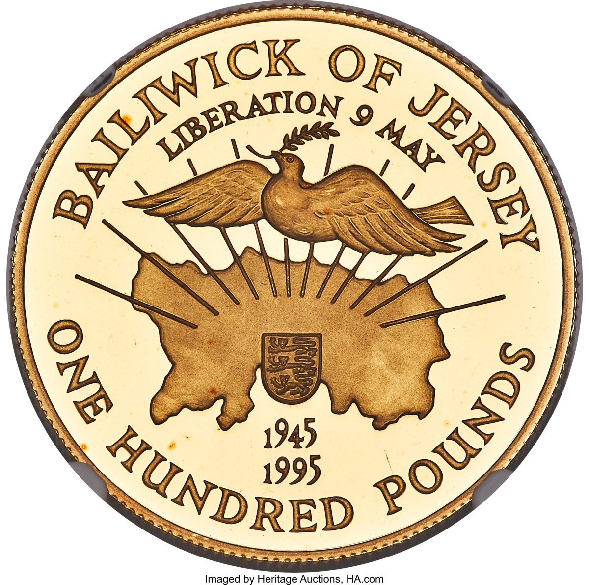 Jersey 100 Pounds - Elizabeth II Liberation