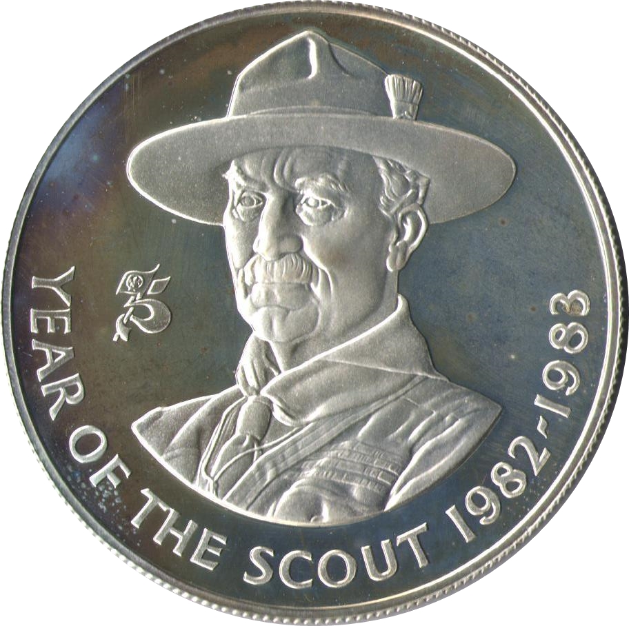 Ascension Island 25 Pence - Elizabeth II Year of the Scout