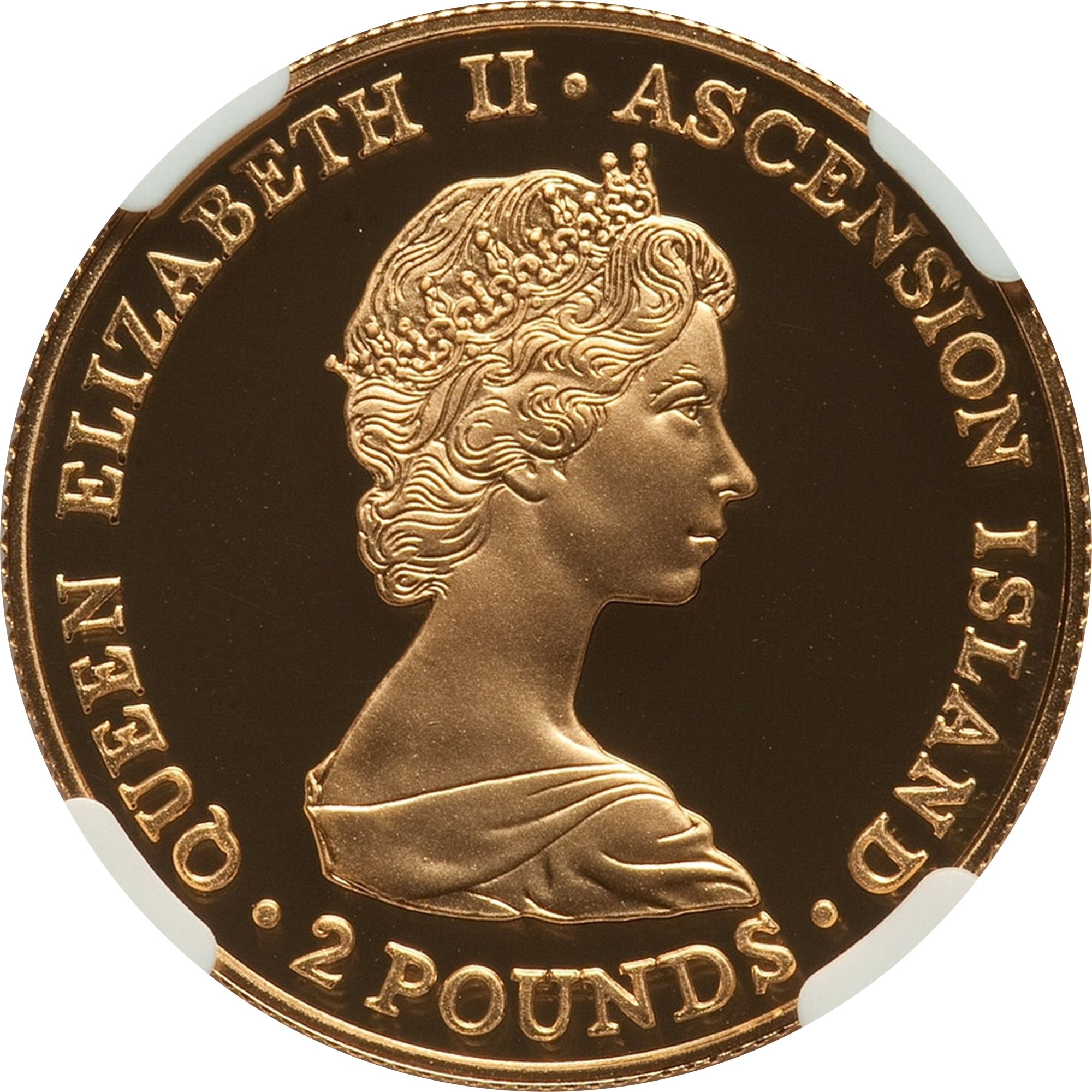 Ascension Island 2 Pounds - Elizabeth II International Year of the Scout obverse