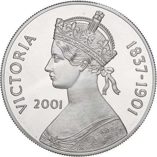 Ascension Island 50 Pence - Elizabeth II Centennial of Queen Victoria's Death