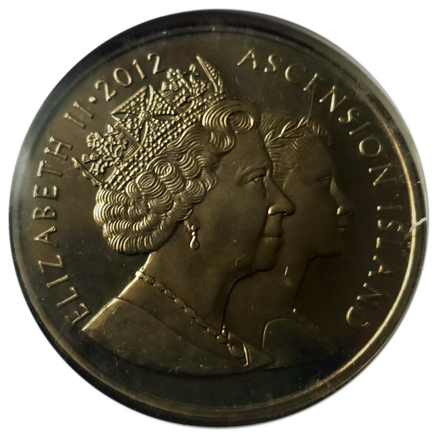 Ascension Island 2 Pounds - Elizabeth II Diamond Jubilee obverse