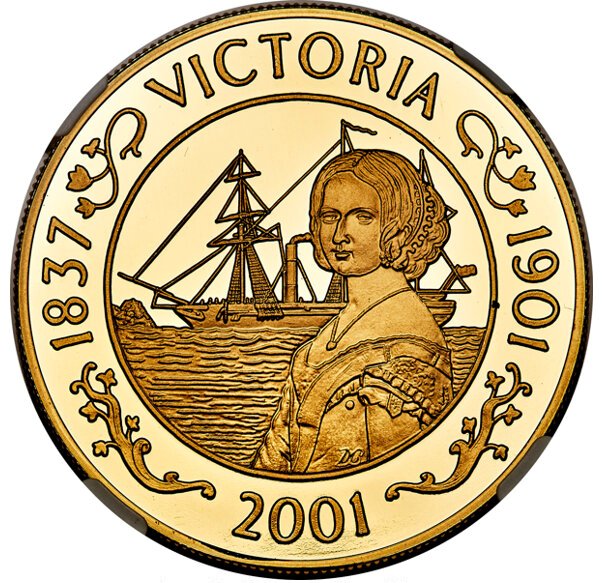 Saint Helena 50 Pence - Elizabeth II Victoria