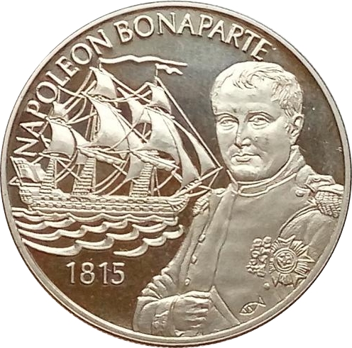 Saint Helena 50 Pence - Elizabeth II HMS Northumberland