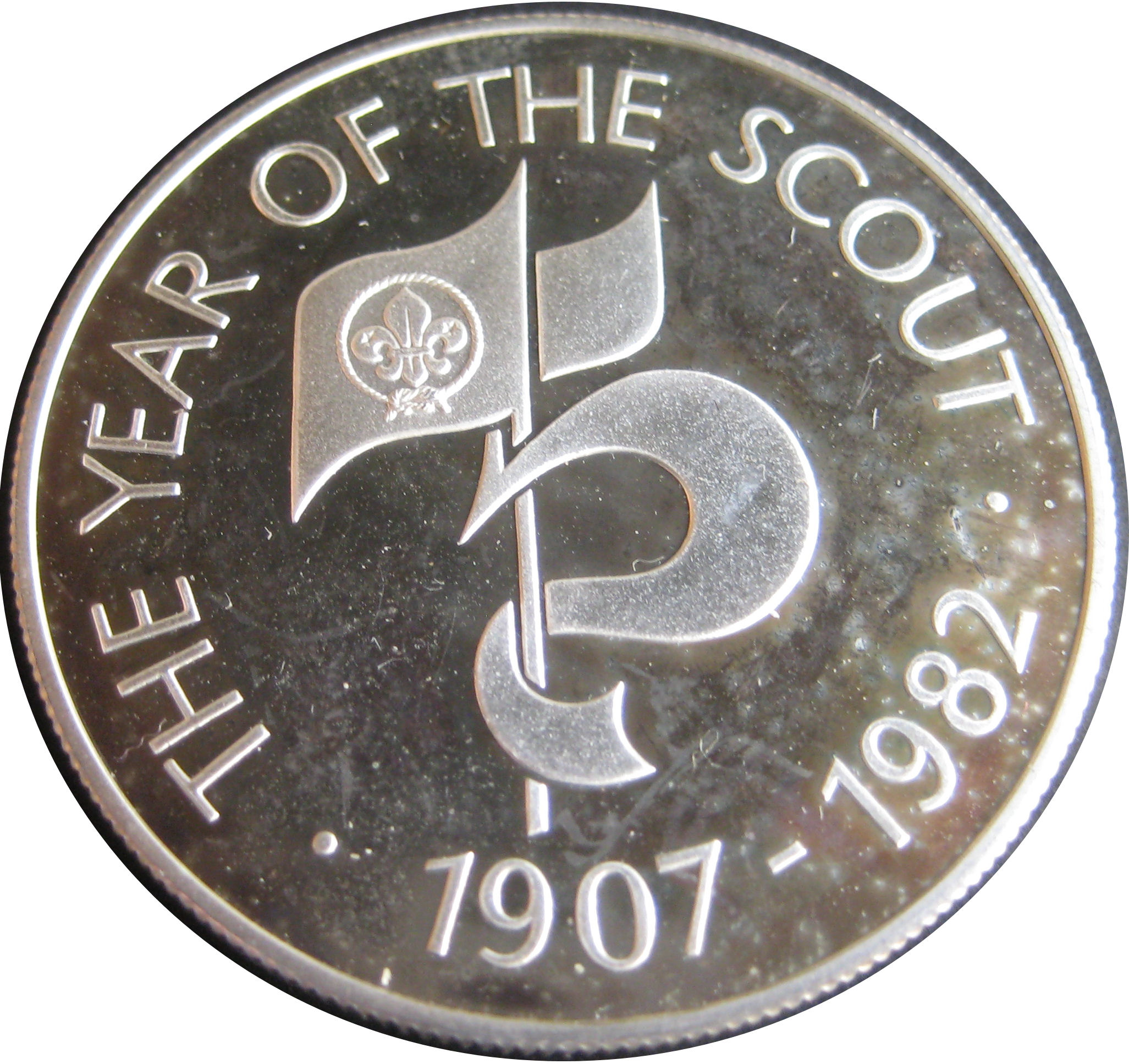 Saint Helena 25 Pence - Elizabeth II Year of the Scout