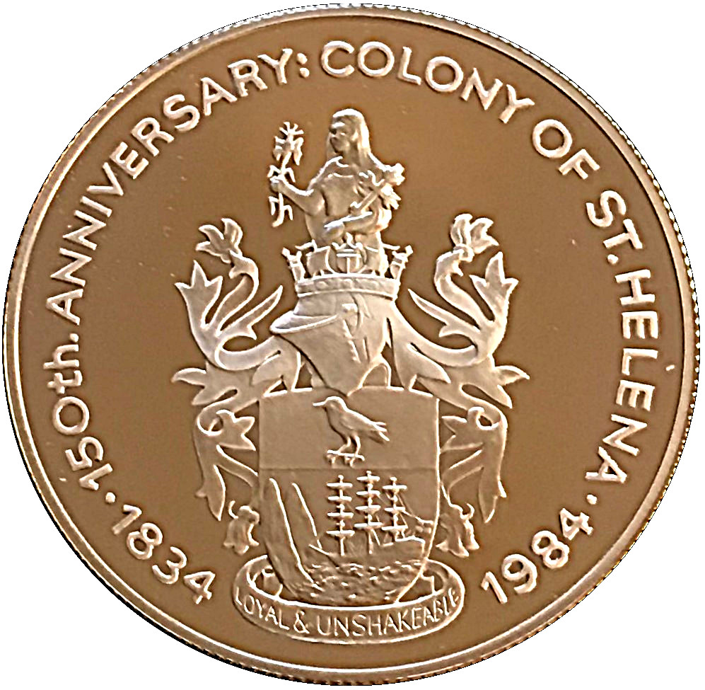 Saint Helena 50 Pence - Elizabeth II Colony; Silver Proof