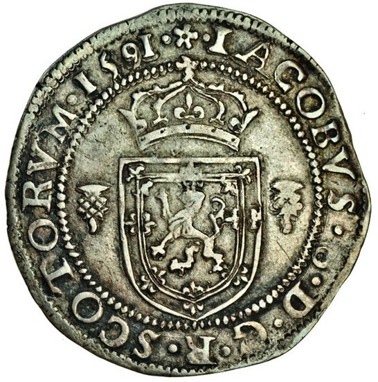 Scotland Balance ½ Merk - James VI 6th Coinage obverse