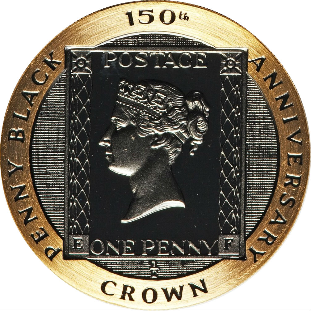 Isle of Man ½ Crown - Elizabeth II Penny Black