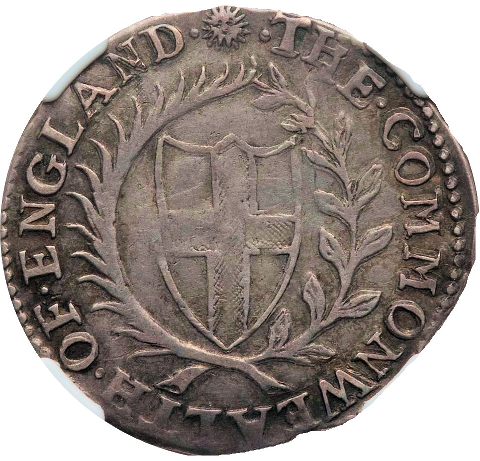6 Pence - Commonwealth of England Sun mintmark obverse