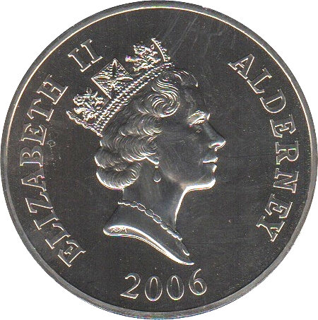Alderney 5 Pounds - Elizabeth II Queen Elizabeth II Birthday obverse