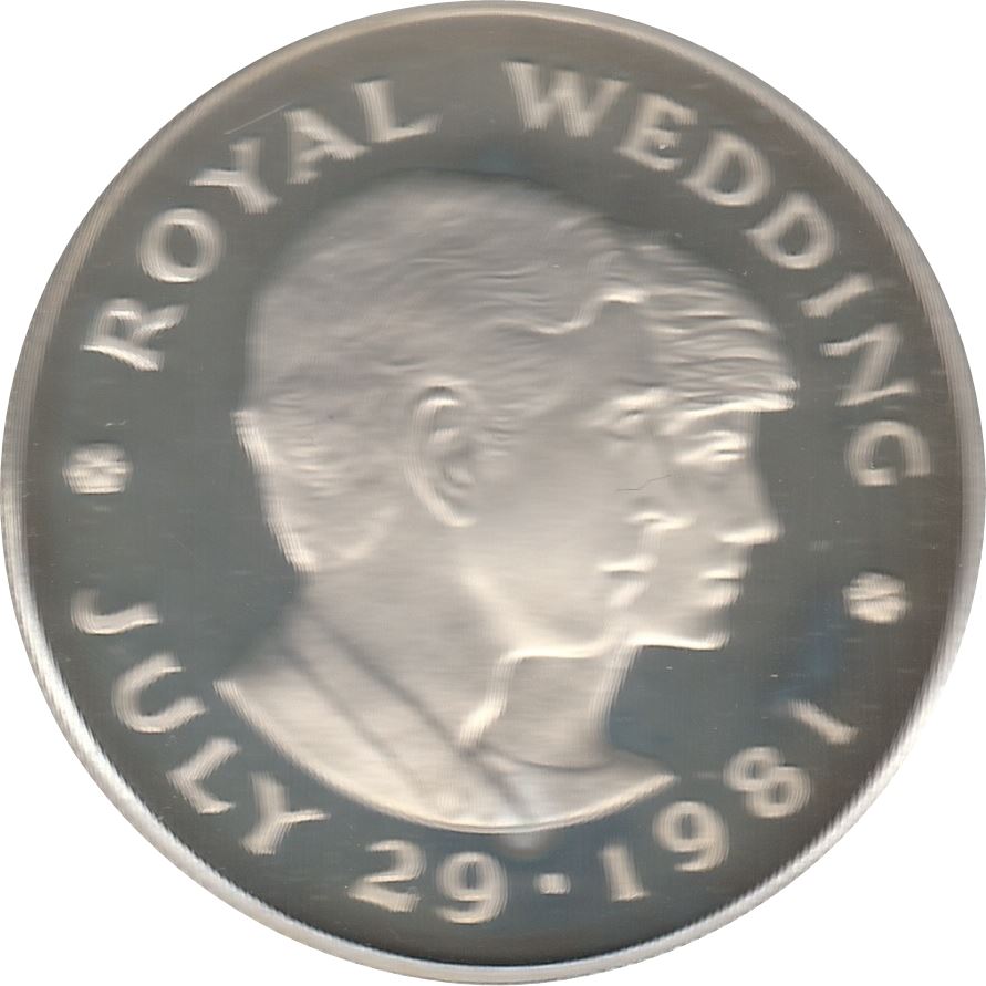 Jersey 2 Pounds - Elizabeth II Royal Wedding; Silver Proof