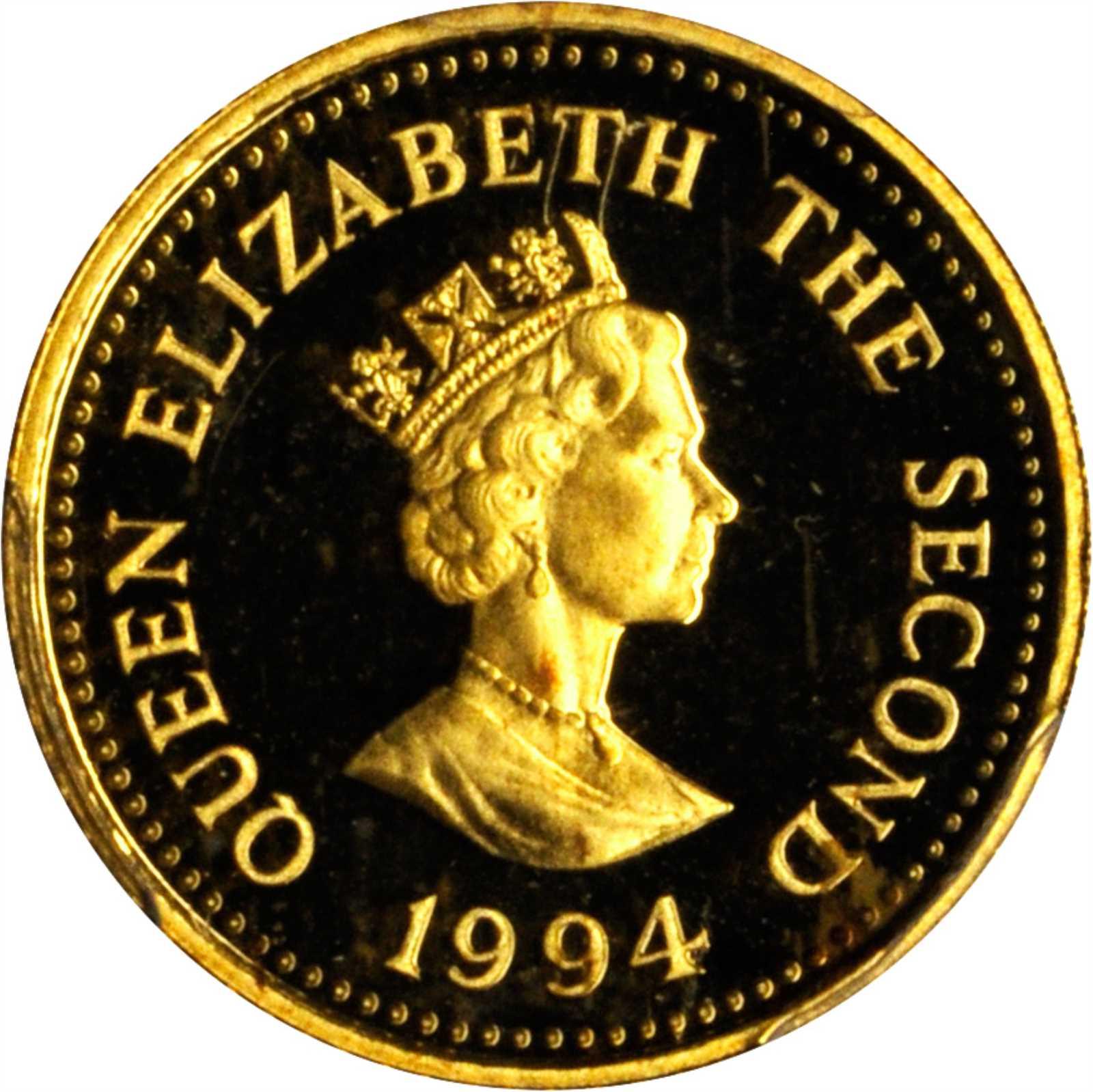 Alderney 10 Pounds - Elizabeth II D-Day obverse