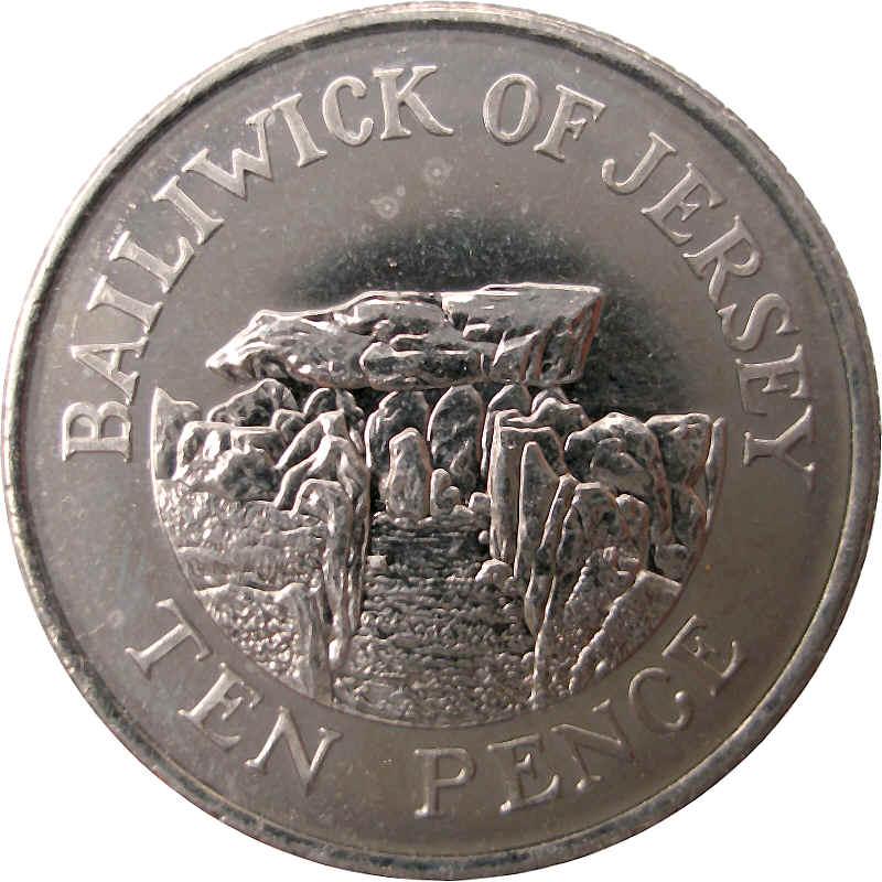 Jersey 10 Pence - Elizabeth II 4th portrait reverse