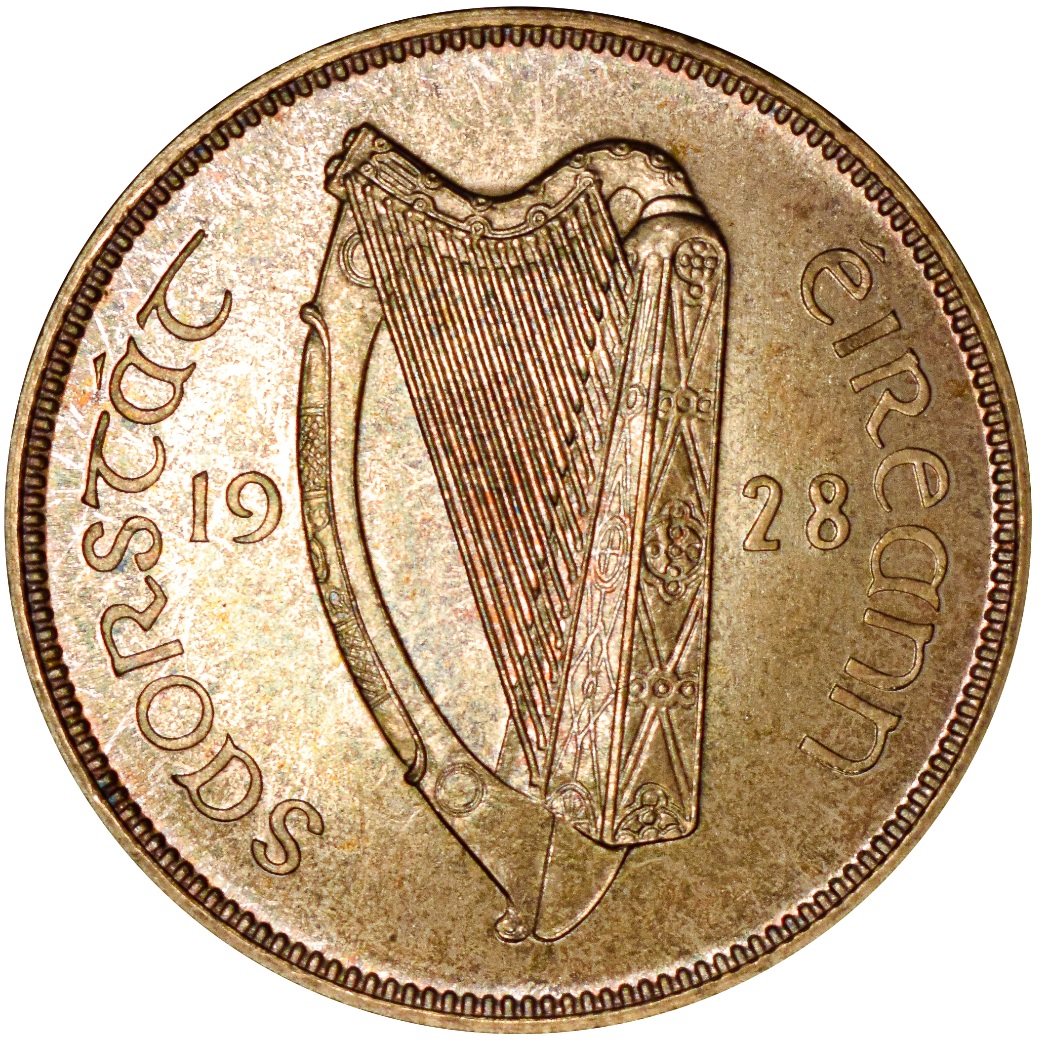 Ireland Flóirín / 2 Scilling obverse