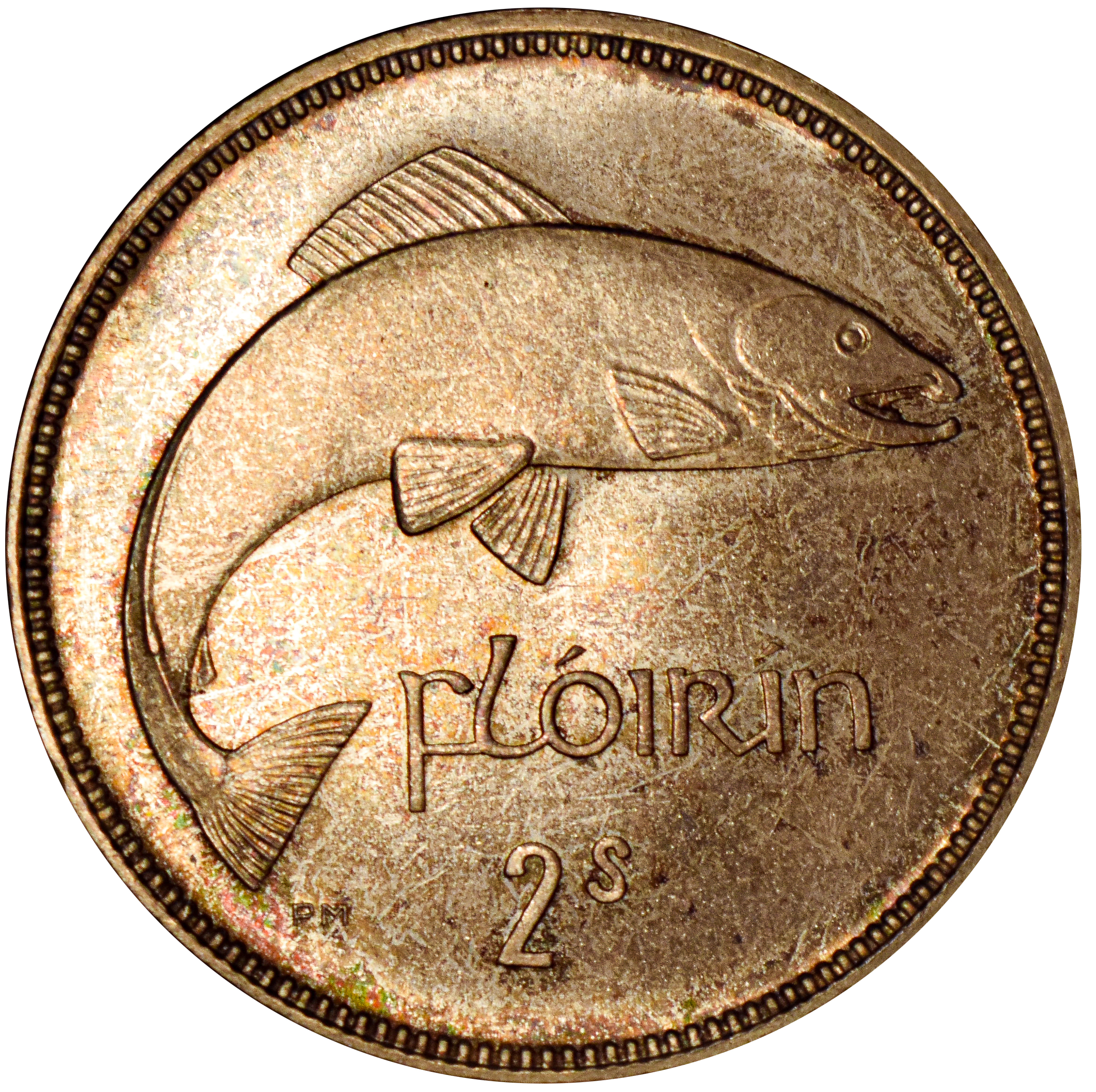 Ireland Flóirín / 2 Scilling reverse