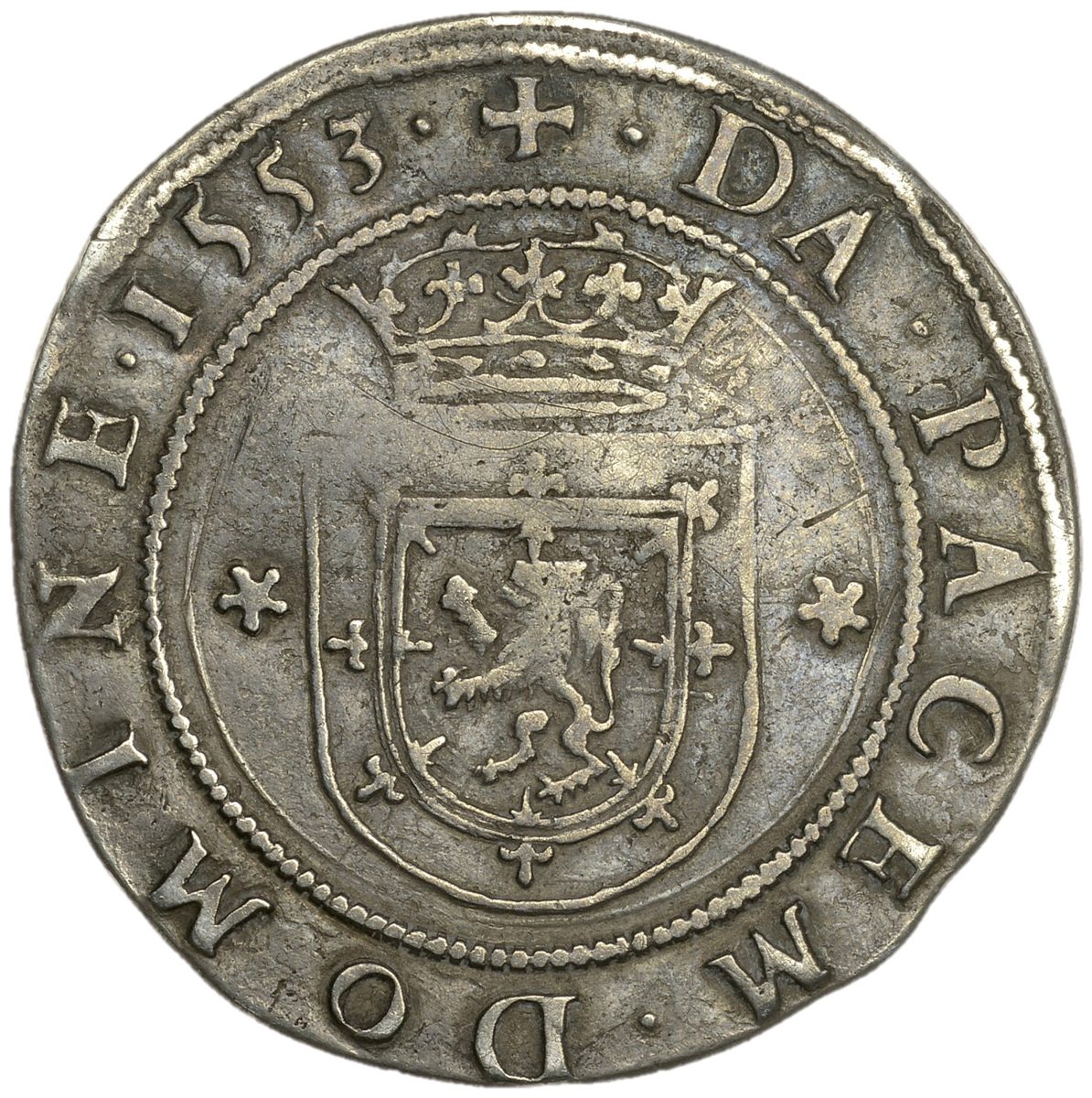 Scotland 1 Testoon - Mary I 1st Period, Type I