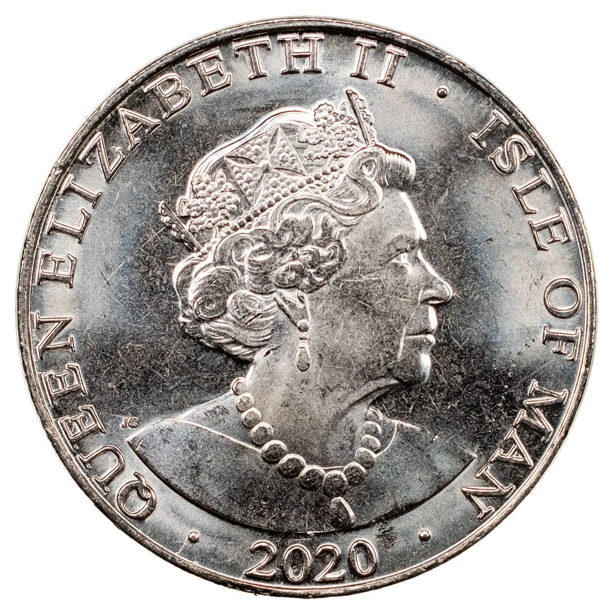 Isle of Man 10 Pence - Elizabeth II Manx Cat obverse