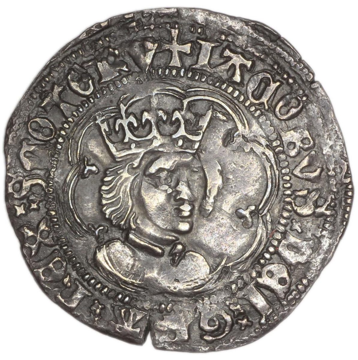 Scotland 1 Groat - James III Base Silver Issue obverse