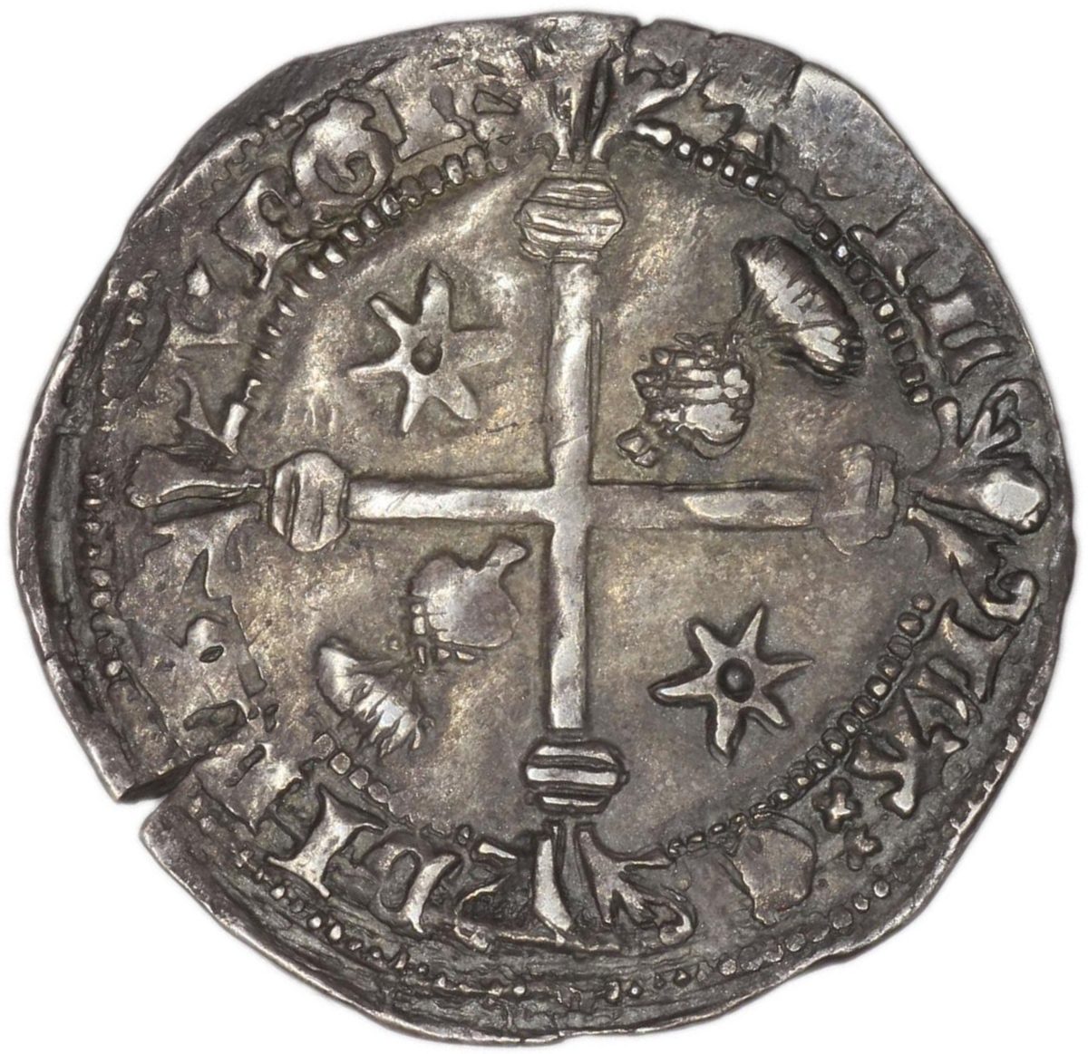 Scotland 1 Groat - James III Base Silver Issue reverse