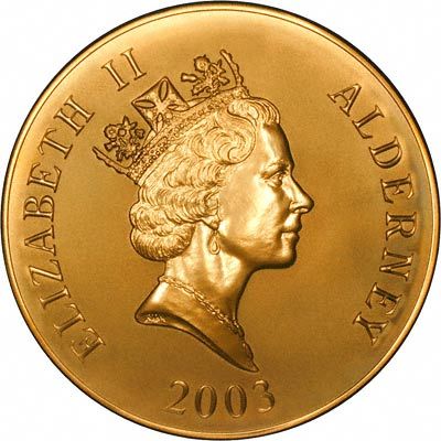 Alderney 1000 Pounds - Elizabeth II Prince William obverse
