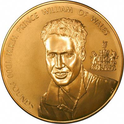 Alderney 1000 Pounds - Elizabeth II Prince William