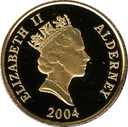 Alderney 25 Pounds - Elizabeth II The Merchant Navy 21C1 obverse