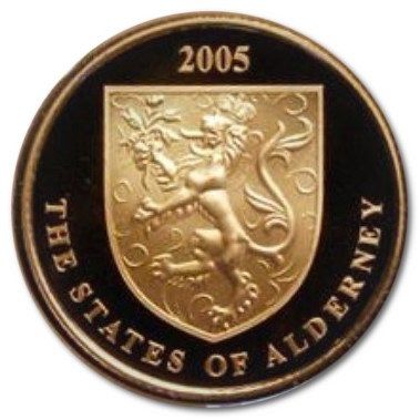 Alderney 25 Pounds - Elizabeth II David Beckham obverse