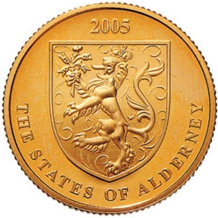 Alderney 25 Pounds - Elizabeth II Michael Owen obverse