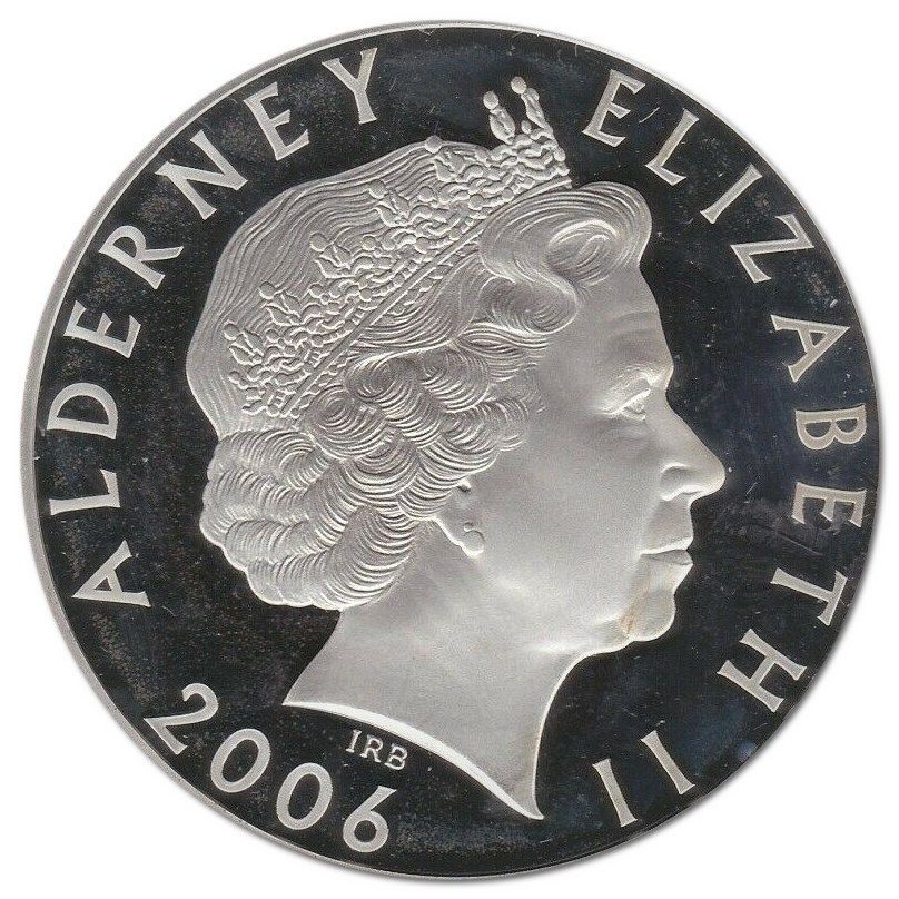 Alderney 10 Pounds - Elizabeth II Queen Elizabeth II obverse