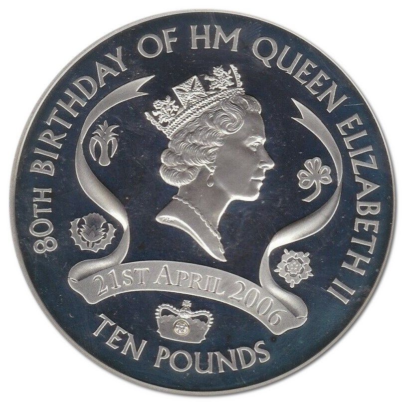 Alderney 10 Pounds - Elizabeth II Queen Elizabeth II