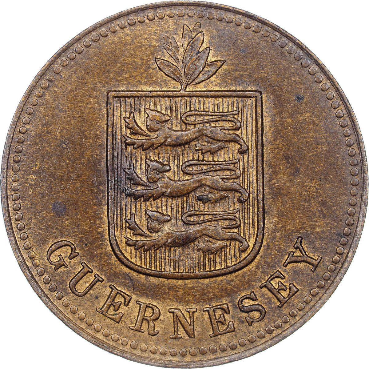 Guernsey 2 Doubles obverse