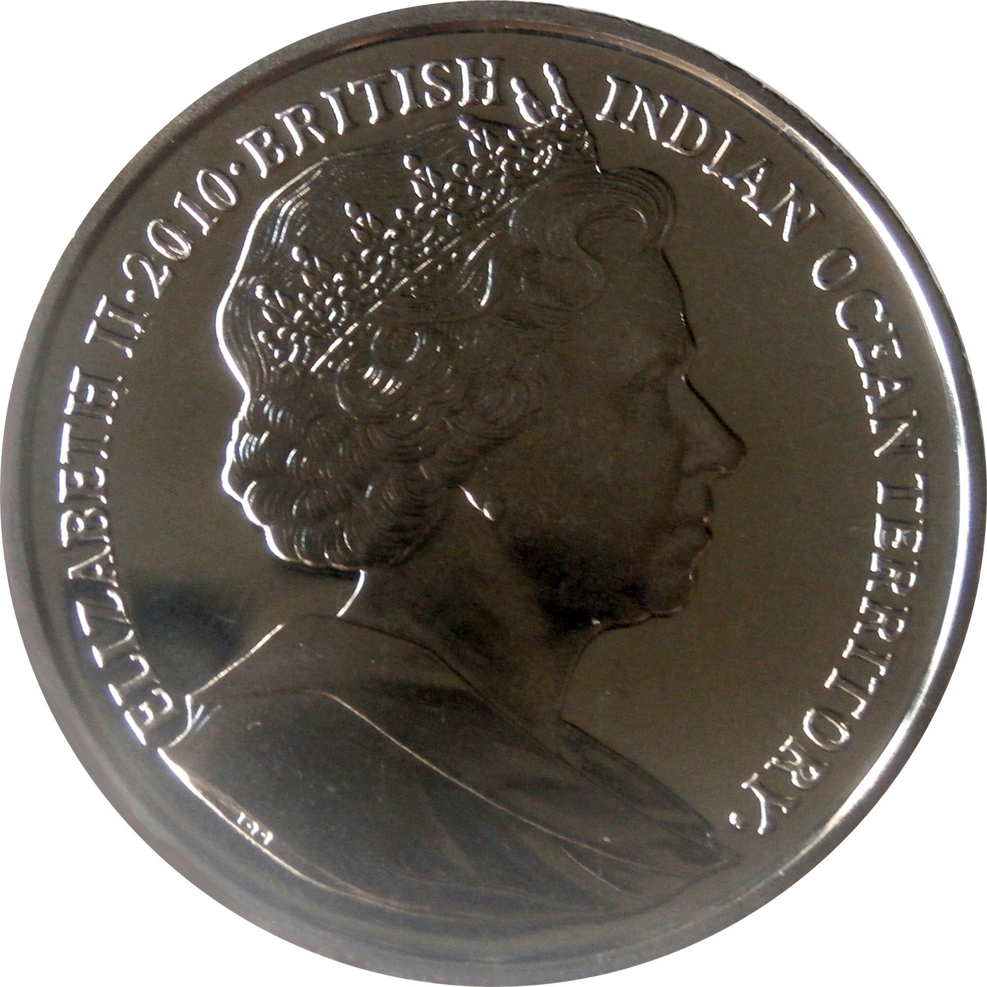British Indian Ocean Territory 2 Pounds - Elizabeth II Royal Engagement obverse