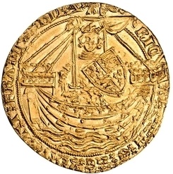 1 Noble - Richard II London; type IB obverse