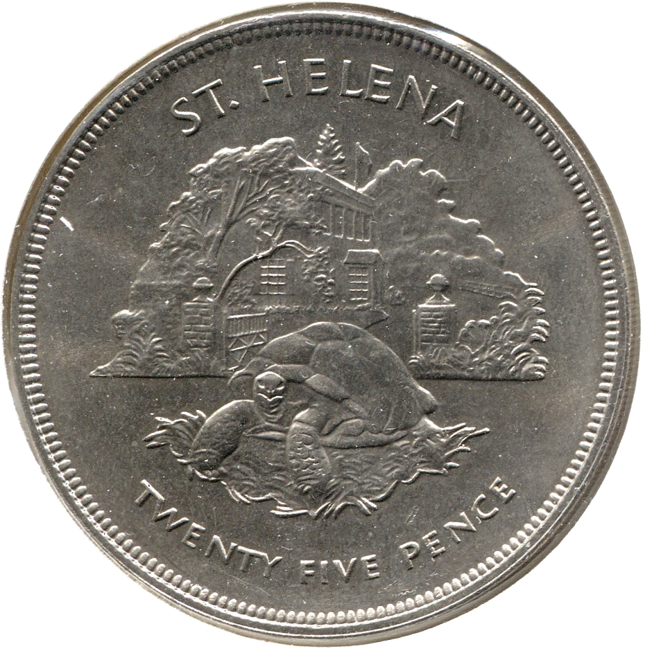 Saint Helena 25 Pence - Elizabeth II Silver Jubilee