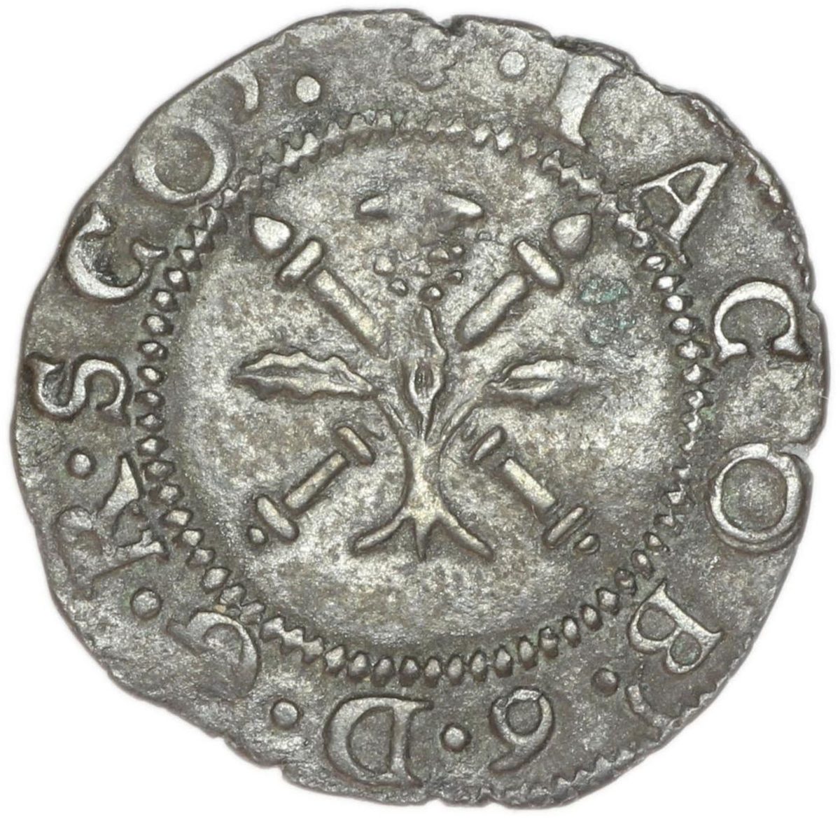 Scotland Fourpenny Plack - James VI obverse